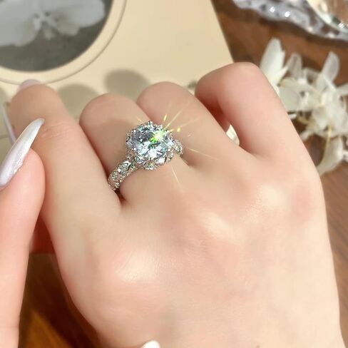 Luxurious 2 Carat Diamond Engagement Ring | Distinctive Design | Flawless D-Color, Excellent Cut | Ultimate Fashion Gift for Her in Saudi Arabia