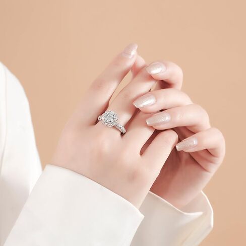 Luxurious 2 Carat Diamond Engagement Ring | Distinctive Design | Flawless D-Color, Excellent Cut | Ultimate Fashion Gift for Her in Saudi Arabia