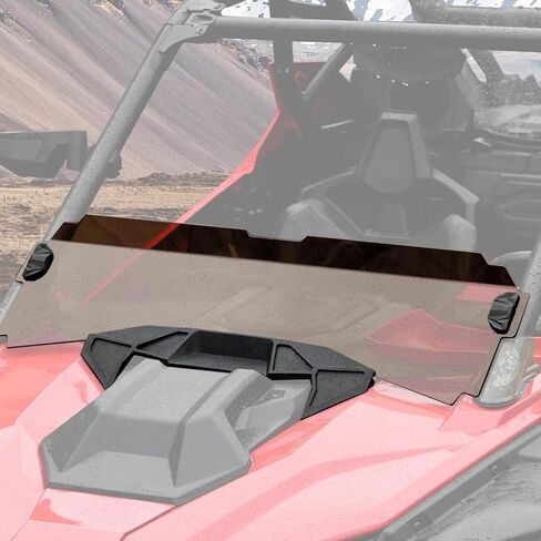 A & UTV Pro Front Dark Half Windshield لـ Polaris RZR Pro XP 2020-2024 2 مقعدًا ، الزجاج الأمامي الملون لـ RZR Pro R / Turbo R 2022 2024 ، استبدل # 2884966 ، 1pcs in Saudi Arabia