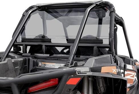 SuperATV Heafty Duty Windshield لعام 2014-2023 Polaris RZR XP 1000 (انظر التركيب) | 1/4 "ضوئي كثيف لبولي كربونات 250x أقوى من الزجاج | دافئ ، خالي من الحشرجة | in Saudi Arabia