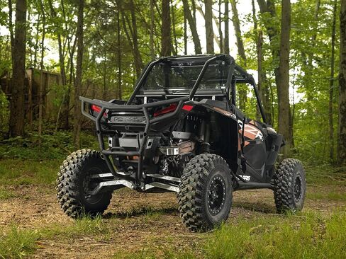 SuperATV Heafty Duty Windshield لعام 2014-2023 Polaris RZR XP 1000 (انظر التركيب) | 1/4 "ضوئي كثيف لبولي كربونات 250x أقوى من الزجاج | دافئ ، خالي من الحشرجة | in Saudi Arabia