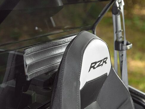 SuperATV Heafty Duty Windshield لعام 2014-2023 Polaris RZR XP 1000 (انظر التركيب) | 1/4 "ضوئي كثيف لبولي كربونات 250x أقوى من الزجاج | دافئ ، خالي من الحشرجة | in Saudi Arabia