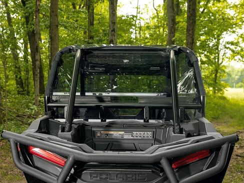 SuperATV Heafty Duty Windshield لعام 2014-2023 Polaris RZR XP 1000 (انظر التركيب) | 1/4 "ضوئي كثيف لبولي كربونات 250x أقوى من الزجاج | دافئ ، خالي من الحشرجة | in Saudi Arabia