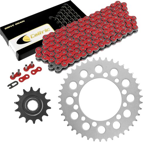 Caltric Red Drive و Kit Sprockets متوافق مع Honda Trx200 Fourtrax 200 2x4 1990-1997 in Saudi Arabia