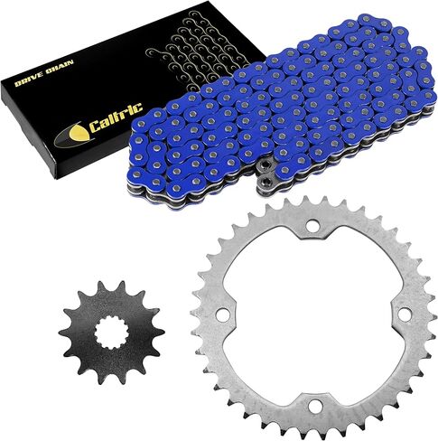 Caltric O-Ring Blue Drive Chain & Sprockets Kit متوافقة مع Yamaha YFZ450 YFZ-450 2004-2013 in Saudi Arabia