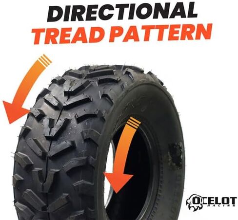Ocelot P367 22x9-10 ATV UTV All-Terrain Tire with 6-ply Construction, OEM Style Tread, Wide Footprint for Mud and Soft Dirt, Designed for Durability and Extra Grip on Hardpack Solid Surfaces in Saudi Arabia