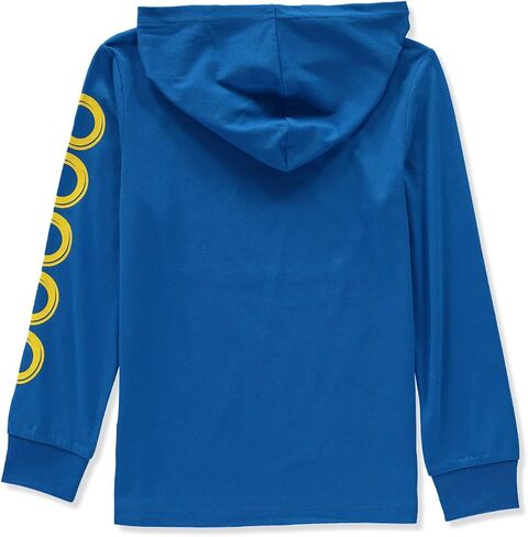 SEGA Boys 4-20 Sonic The Hedgehog Long Sleeve Hooded T-Shirt in Saudi Arabia