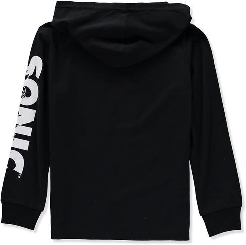 SEGA Boys 4-20 Sonic The Hedgehog Long Sleeve Hooded T-Shirt in Saudi Arabia