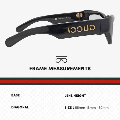 Gucci GG1296S Men Sunglasses + Bundle with eSHADES Luxury Eyewear Kit in Saudi Arabia
