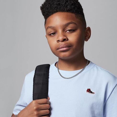 Air Jordan 1 Big Kids 'Patch T-Shirt (Hydrogen Blue ، 95C899-U3C) in Saudi Arabia