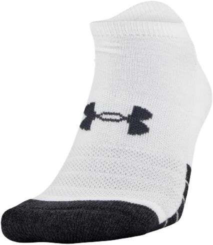 Under Armour Unisex UA Performance Tech No Show Socks 6-Pack MD White in Saudi Arabia