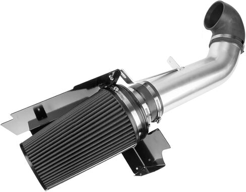 Torchbeam مرشحات الهواء البارد ، مجموعات النظام مناسبة لـ GMC/Chevy 1999-2006 V8 4.8L/5.3L/6.0L ، استبدال نظام مرشح الألومنيوم الأسود in Saudi Arabia