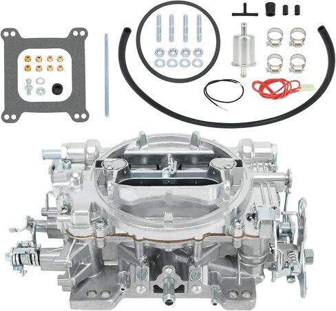 1405 600 CFM 4 Barrel Carburetor w/Manual Choke Carburetor Compatible with Corvette Silverado GMC Square Bore Carburetor (Non-EGR) in Kuwait