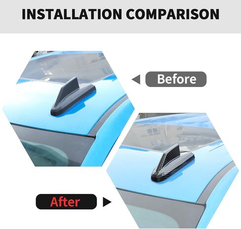 RT-TCZ Roof Antenna Cover Trim Decoration Exterior Accessories for Chevy Silverado/Suburban/Tahoe 2019-2024,for GMC Yukon/Sierra 2019-2024,Chrome in Saudi Arabia