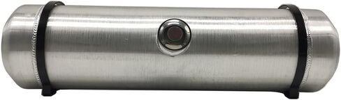 JSD Auto Parts 7.5 جالون تسبح خزان وقود الألومنيوم 8 "x36" 1/4 "دبابة غاز مركزية NPT للشاحنة/قضيب ساخن in Saudi Arabia
