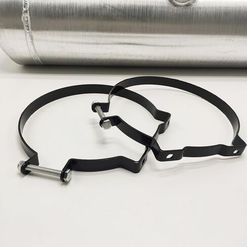 JSD Auto Parts 7.5 جالون تسبح خزان وقود الألومنيوم 8 "x36" 1/4 "دبابة غاز مركزية NPT للشاحنة/قضيب ساخن in Saudi Arabia