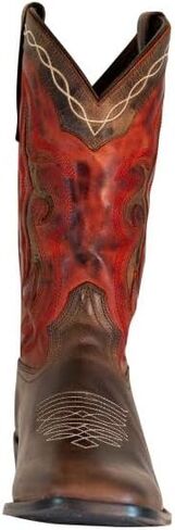 Tuffrider Men Mammoth Square Toe Western Boot- Brown-Brey-Free Free Mongorted Scheds Scheds in Saudi Arabia