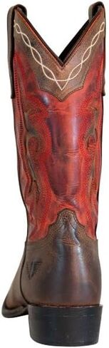 Tuffrider Men Mammoth Square Toe Western Boot- Brown-Brey-Free Free Mongorted Scheds Scheds in Saudi Arabia