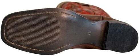 Tuffrider Men Mammoth Square Toe Western Boot- Brown-Brey-Free Free Mongorted Scheds Scheds in Saudi Arabia
