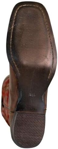Tuffrider Men Mammoth Square Toe Western Boot- Brown-Brey-Free Free Mongorted Scheds Scheds in Saudi Arabia