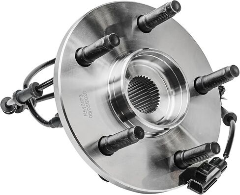 Detroit Axle-2 مراكز تحمل العجلات الأمامية لعام 2002-2005 Dodge RAM 1500 [W/4-WHEEL ABS BRAKES] ، محمل العجلات وتجميع المحور 2003 2004 RAM 1500 مجموعة بديلة ، محامل محور الزوجين. in Kuwait