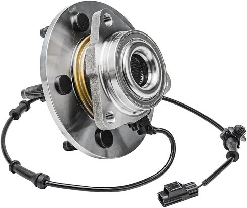 Detroit Axle-2 مراكز تحمل العجلات الأمامية لعام 2002-2005 Dodge RAM 1500 [W/4-WHEEL ABS BRAKES] ، محمل العجلات وتجميع المحور 2003 2004 RAM 1500 مجموعة بديلة ، محامل محور الزوجين. in Kuwait