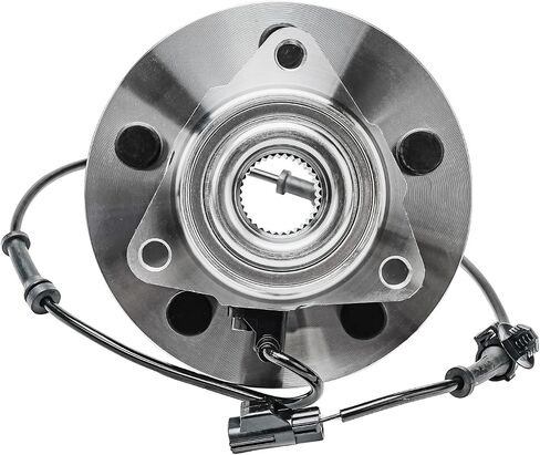 Detroit Axle-2 مراكز تحمل العجلات الأمامية لعام 2002-2005 Dodge RAM 1500 [W/4-WHEEL ABS BRAKES] ، محمل العجلات وتجميع المحور 2003 2004 RAM 1500 مجموعة بديلة ، محامل محور الزوجين. in Kuwait