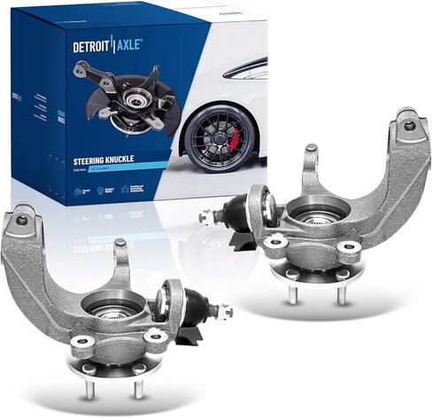 Detroit Axle - Bront Pair Touring Dnuckles for 2010-2013 Ford Transit Connect 2011 2012 Detering Knuckles & Wheel Bearing Assembly Assembly Assembly in Saudi Arabia
