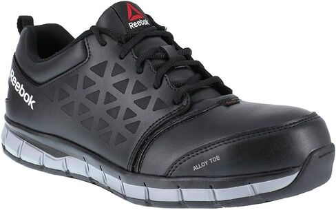 Reebok Womens Subeens Cushion alloy toe أحذية سلامة العمل موصلة غير رسمية - أسود in Saudi Arabia
