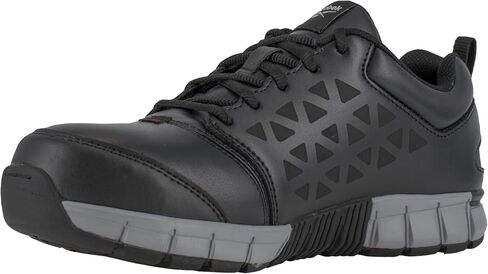 Reebok Womens Subeens Cushion alloy toe أحذية سلامة العمل موصلة غير رسمية - أسود in Saudi Arabia