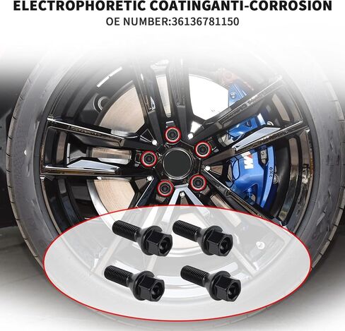 مجموعة مسامير العجلات 5 قطع مناسبة لسلسلة BMW 1,3,5,6,X1,X5,Z4 مناسبة لاستبدال Mini R50 R53 R56 R52 1.6L 1.6T # 36136781150 in Saudi Arabia
