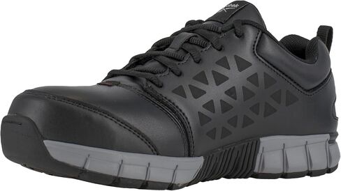 Reebok Womens Subeens Cushion alloy toe أحذية سلامة العمل موصلة غير رسمية - أسود in Saudi Arabia
