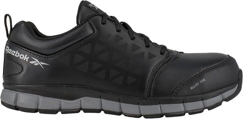 Reebok Womens Subeens Cushion alloy toe أحذية سلامة العمل موصلة غير رسمية - أسود in Saudi Arabia