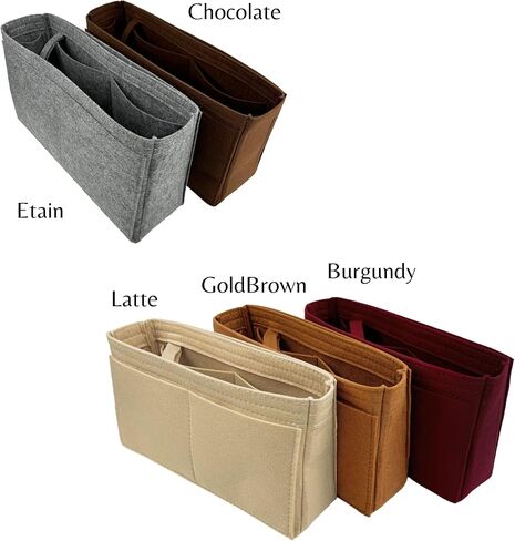 Organizer for Capetien MM Messenger Bag, Felt Bag Insert (Tan) in Saudi Arabia