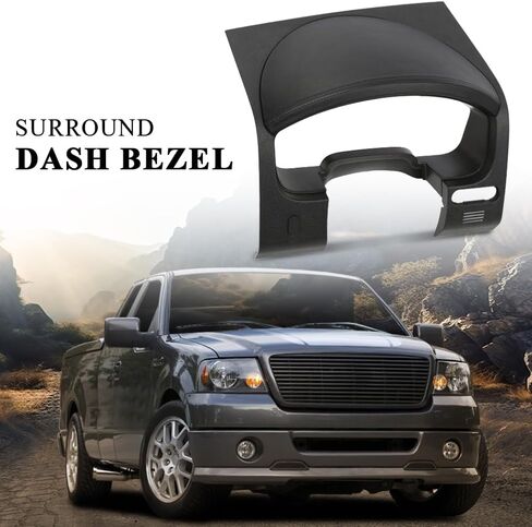 Instrument Cluster Speedometer Dash Bezel Trim Compatible with Ford F150 2004 2005 2006 2007 2008/Fit Lariat models Gray Dash Trim in Saudi Arabia