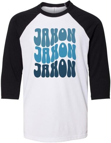 Wavy Jaxon Kids Three-Quarter Raglan Sleeve Baseball Shirt Youth in Saudi Arabia
