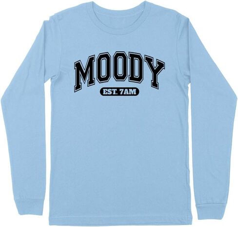 Moody Est. 7AM Kids Long Sleeve T-Shirt Youth in Saudi Arabia