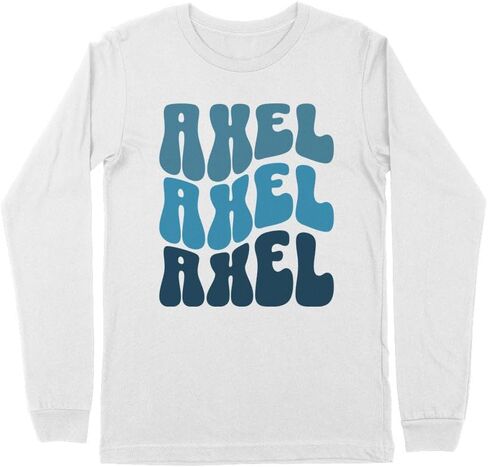 Wavy Axel Kids Long Sleeve T-Shirt Youth in Kuwait