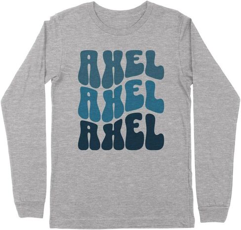 Wavy Axel Kids Long Sleeve T-Shirt Youth in Kuwait