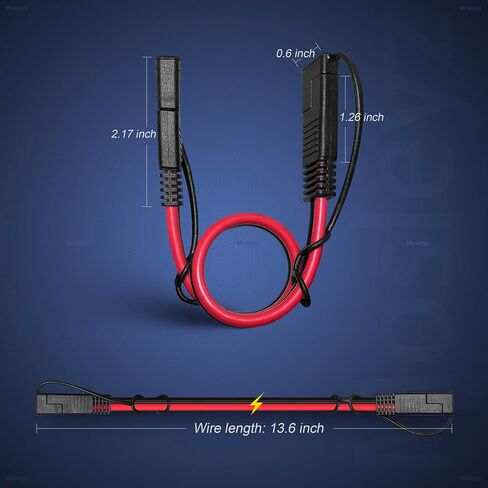 5pcs 14 Gauge 2 pin Quick Disconnect Distarized Wire Tharness 12in SAE Connector Bullet Cable لجرار سيارة قارب الدراجات النارية على دراجة نارية لجرار قارب دراجة نارية in Kuwait