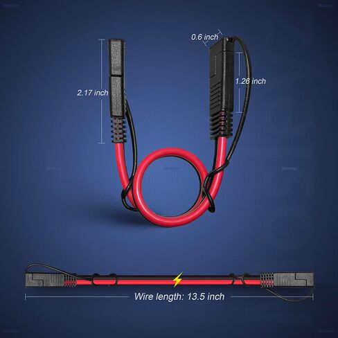 5pcs 14 Gauge 2 pin Quick Disconnect Distarized Wire Tharness 12in SAE Connector Bullet Cable لجرار سيارة قارب الدراجات النارية على دراجة نارية لجرار قارب دراجة نارية in Kuwait