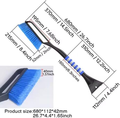 مكشطة الفرشاة الجليدية لثانوي أدوات شتاء السيارات الشتوية in Kuwait