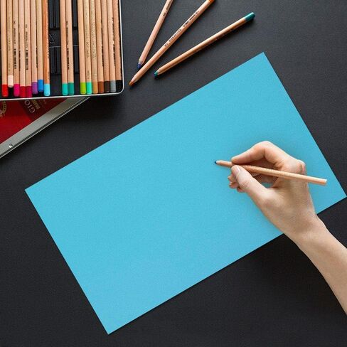 LUXPaper 8.5" x 14" Paper | Legal Size | Bright Blue | 80lb. Text | 50 Qty in Saudi Arabia