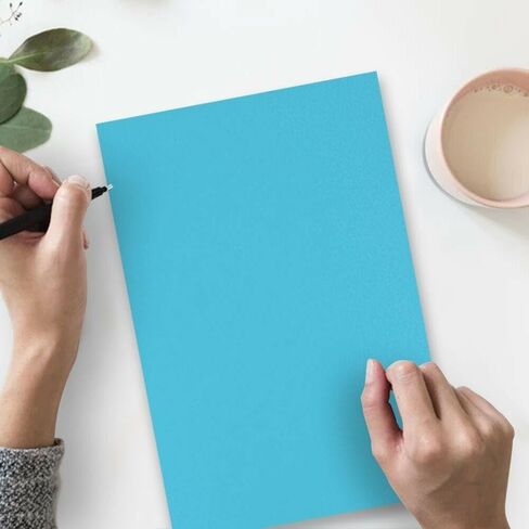 LUXPaper 8.5" x 14" Paper | Legal Size | Bright Blue | 80lb. Text | 50 Qty in Saudi Arabia