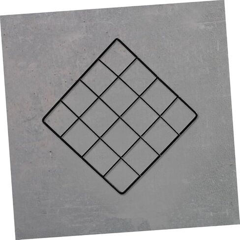 Pretyzoom 2pcs Metal Mesh Mesh Wall Black Grid Wire Board Wall Organizer Grid Display Deck in Saudi Arabia