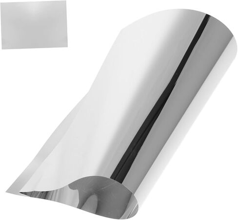 Totority Plastic Mirror Flexible Adhesive Film for Craft Projects Lightweight Shatterproof Mirrors for Nursery Decor Safe for High Clarity in Kuwait