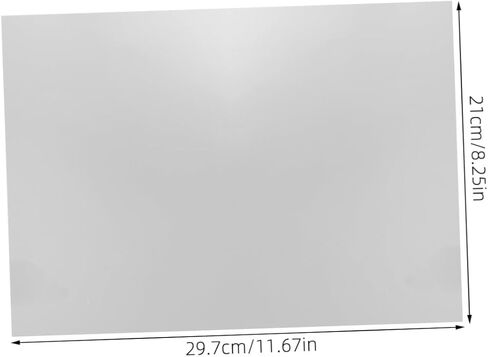 Totority Plastic Mirror Flexible Adhesive Film for Craft Projects Lightweight Shatterproof Mirrors for Nursery Decor Safe for High Clarity in Kuwait