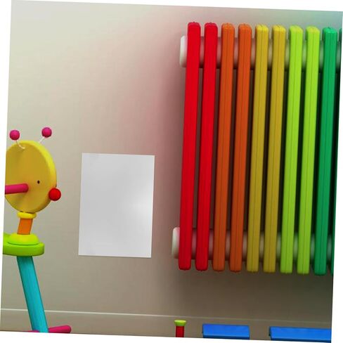 Totority Plastic Mirror Flexible Adhesive Film for Craft Projects Lightweight Shatterproof Mirrors for Nursery Decor Safe for High Clarity in Kuwait