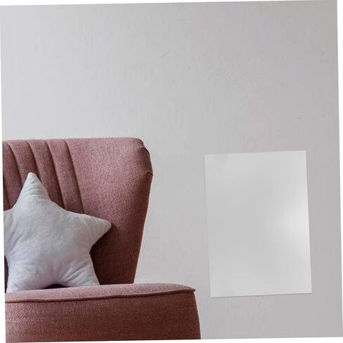 Totority Plastic Mirror Flexible Adhesive Film for Craft Projects Lightweight Shatterproof Mirrors for Nursery Decor Safe for High Clarity in Kuwait