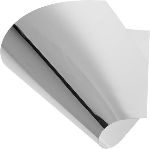 Totority Plastic Mirror Flexible Adhesive Film for Craft Projects Lightweight Shatterproof Mirrors for Nursery Decor Safe for High Clarity in Kuwait